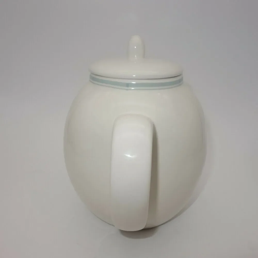 Rae Dunn Artisan by Magenta Blue Indigo Line Collection Teapot